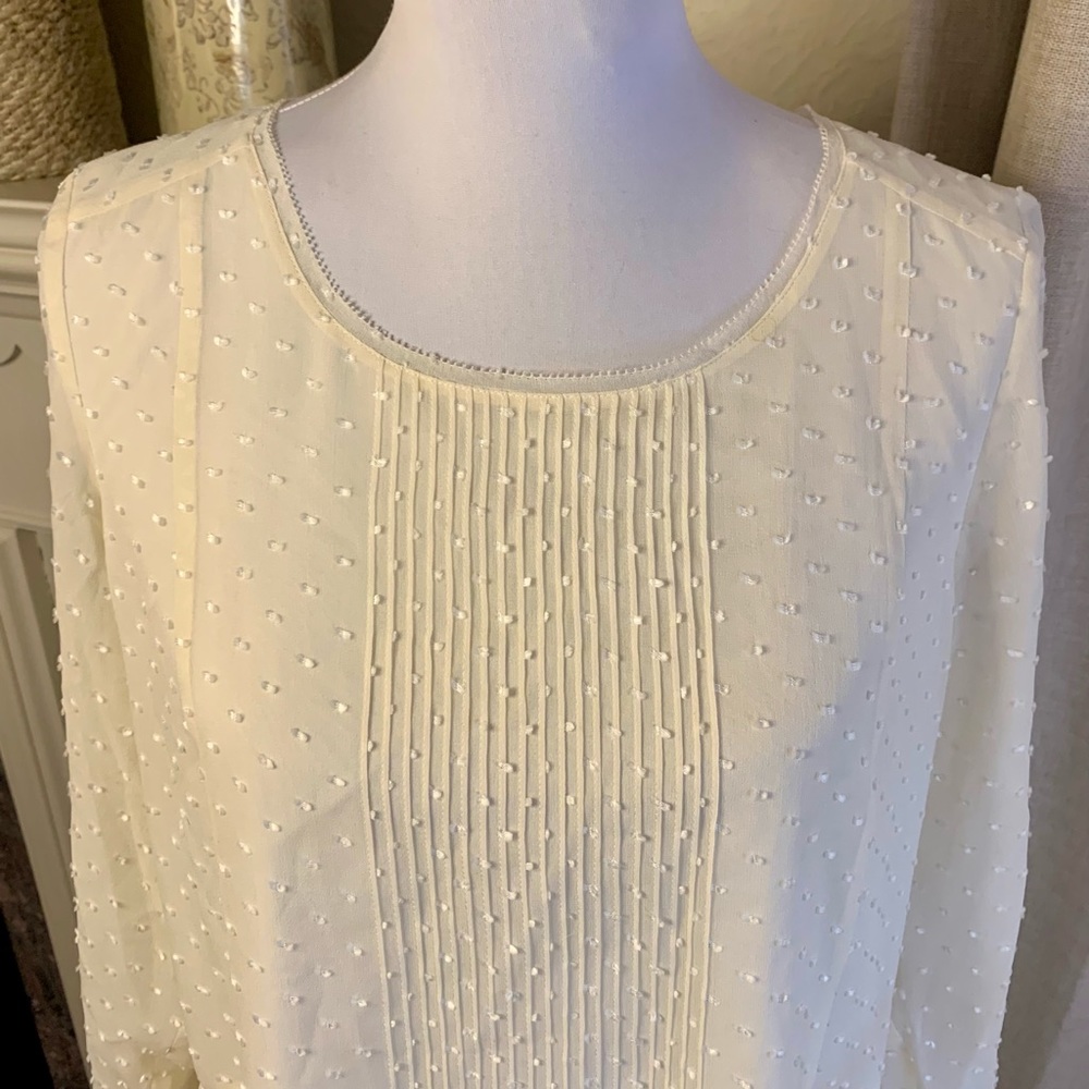 Madewell Swiss dot silk dress woman’s size medium - Picture 2 of 9